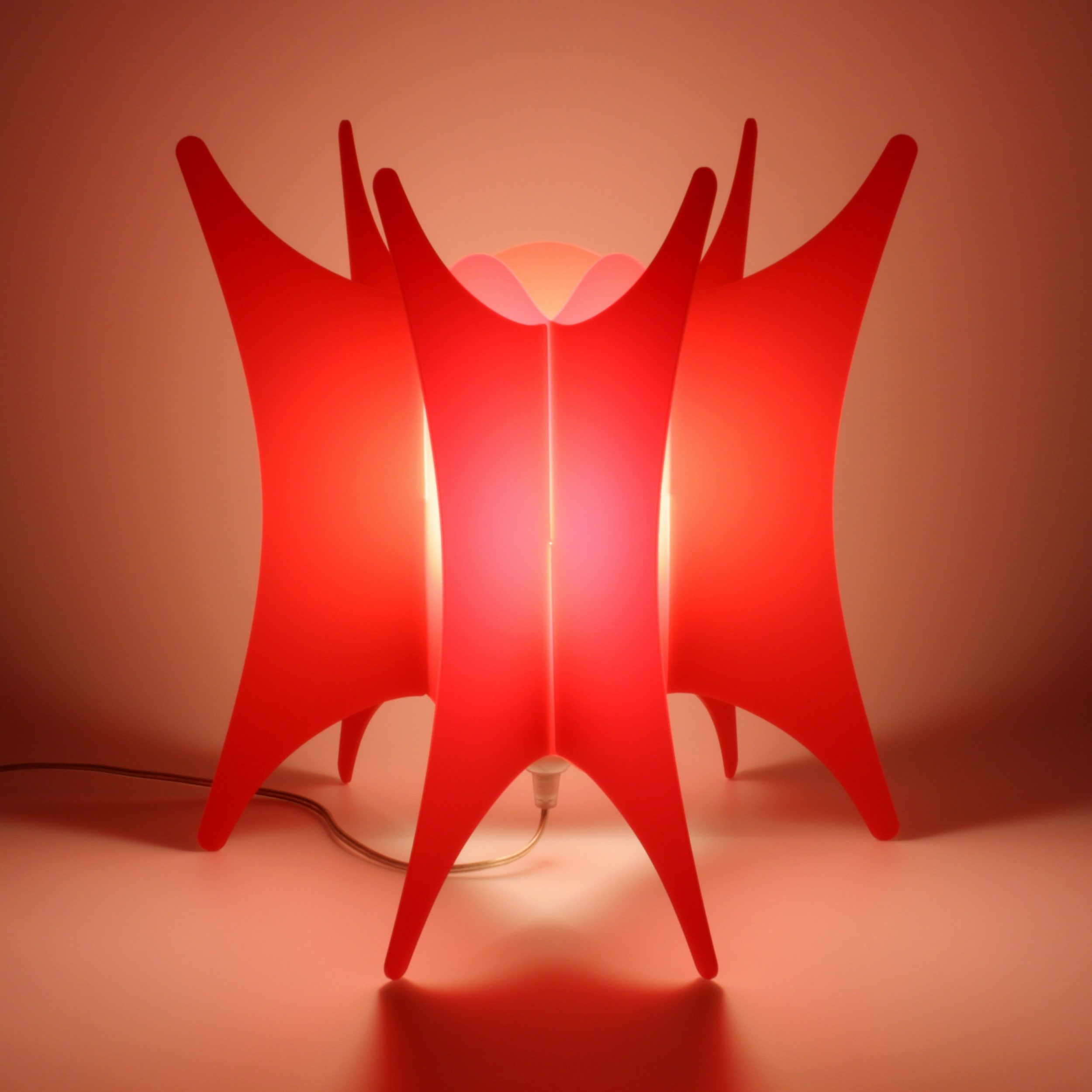 Mariposa table / red